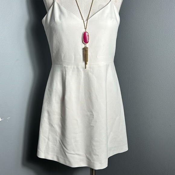 FRENCH CONNECTION Whisper Sundae V-Neck Mini Dress size 10 - Picture 3 of 10